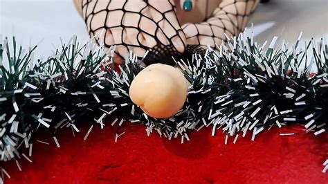 Foot Fetish Brunette With Christmas Mood German Porn Xhamster