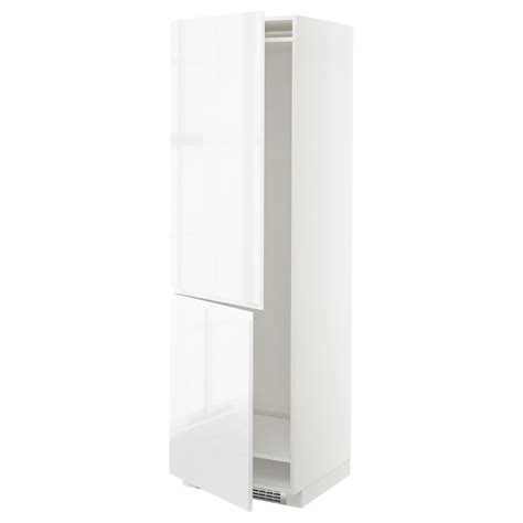 Высокий кухонный шкаф - IKEA METOD/МЕТОД ИКЕА, 200х60х60 см, белый ...