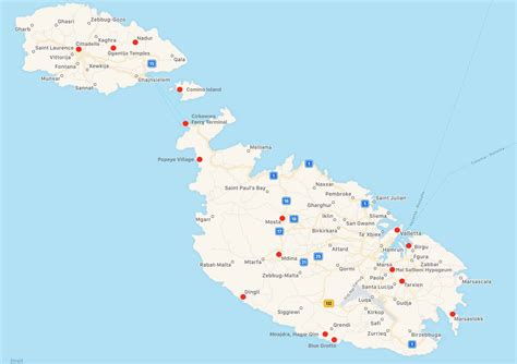 Sicily And Malta Map Location