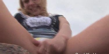 PREMIUMGFS Sweet Sarah Kimble Show Pussy Closeup At Beach POV TNAFlix Porn Videos