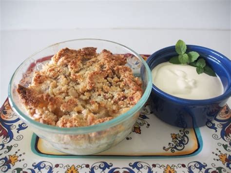 Low Carb Apple Crumble Julia Mcphee