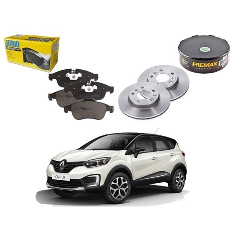 Kit Disco Pastilha Freio Dianteiro Jurid Fremax Original Renault Captur