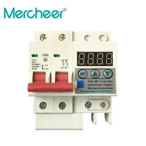 A V Din Rail Adjustable Over And Under Voltage Protective Device