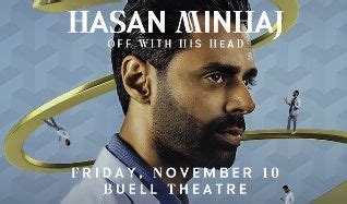 Hasan Minhaj Tickets In Denver At Temple Hoyne Buell Theatre On Fri 10