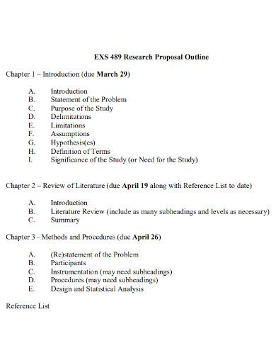 Sample Apa Outline Template