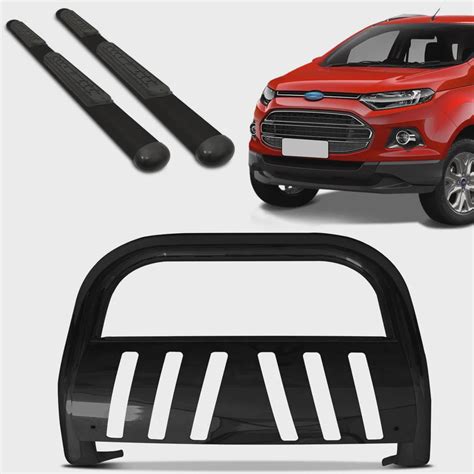 Kit Estribo Lateral Para Choque Quebra Mato Ecosport