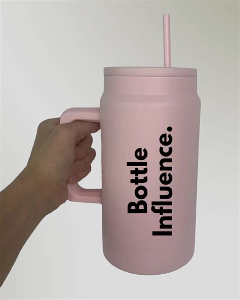 1.5 L PINK THERMOS TUMBLER - Bottle Influence.