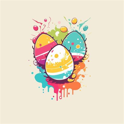 Premium Vector Easter Eggs Vector Illustration