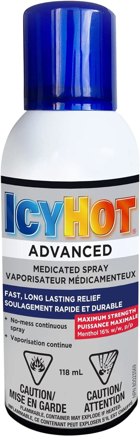 Buy Icy Hot Advanced Medicated Spray Ml At Ubuy Nepal