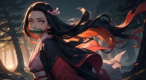 1920x1080xe6e7& Resolution Nezuko Demon Slayer 2024 AI Art 1080P Laptop ...