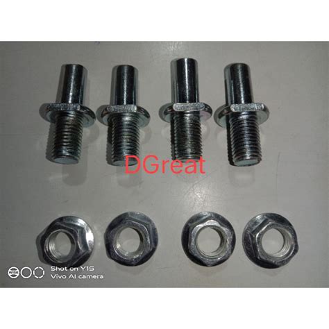 Honda Tmx155 Tmx125 Alpha Rusi Tc125 150 Sprocket Fitting Bolt Set 4pcs