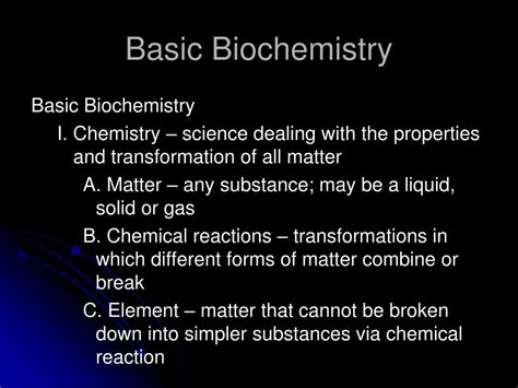 Ppt Basic Biochemistry Powerpoint Presentation Free Download Id