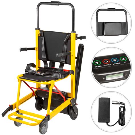 VEVOR Electric Stair Climbing Wheelchair 180kg 396LBS Load Capacity