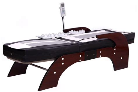 Black Pu Leather Best Automatic Jade Full Body Massage Bed For Personal At Rs 7777 In Kanpur