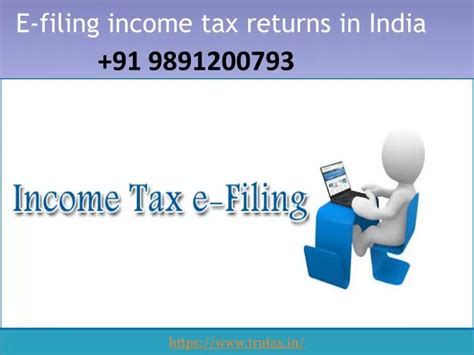 Ppt How To E Filing Income Tax Returns In India