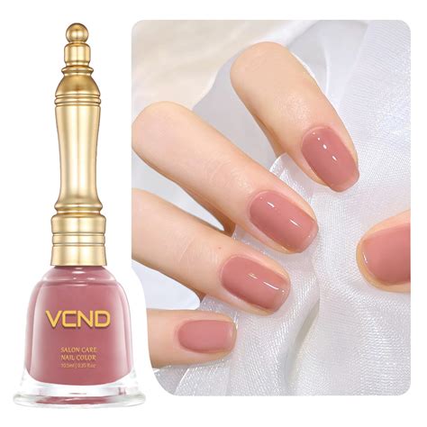 Amazon VCND Nude Pink Nail Polish Odorless Quick Drying And Long Lasting No Nail Lamp