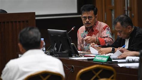 Syahrul Yasin Limpo Bawa 2 Saksi Meringankan Di Sidang Lanjutan Foto