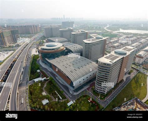 An Aerial View Of The East Branch Of The First Affiliated Hospital Of Zhengzhou University