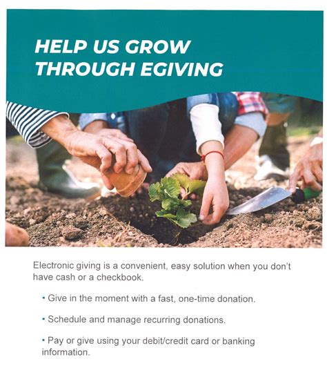 NEW! Electronic Donations – St. John's United Church of Christ