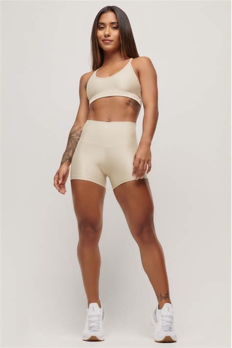 Short Cintura Alta Nude Essence