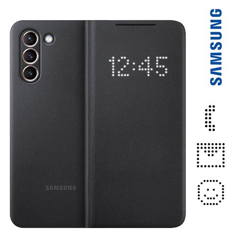 Etui Original Samsung S Plus Rabat Intelligent Led View Cover Noir