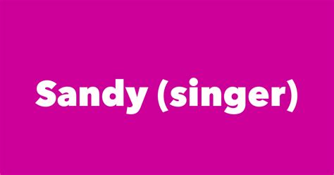 Sandy Singer Spouse Children Birthday And More