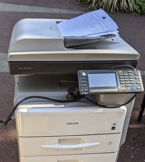 Ricoh Aficio MP301SPF A4 B W Multifunction Printer Photocopier EBay