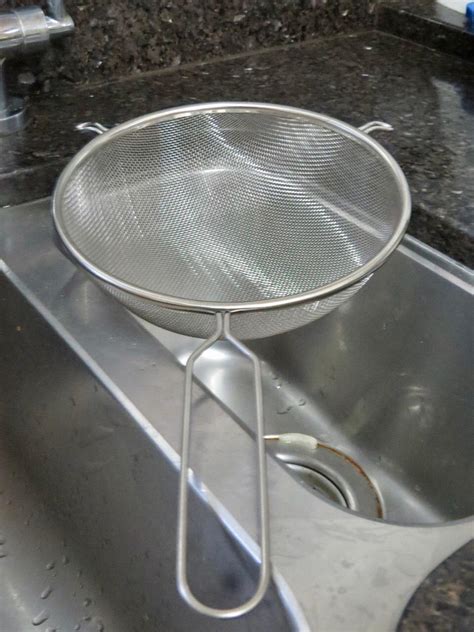 Peneira Em A O Inox De Cozinha Coar Cm Mimostyle Escorrer Macarr O