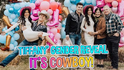 Tiffany And Lawson Bates Emotional Gender Reveal Party It S Cowboy