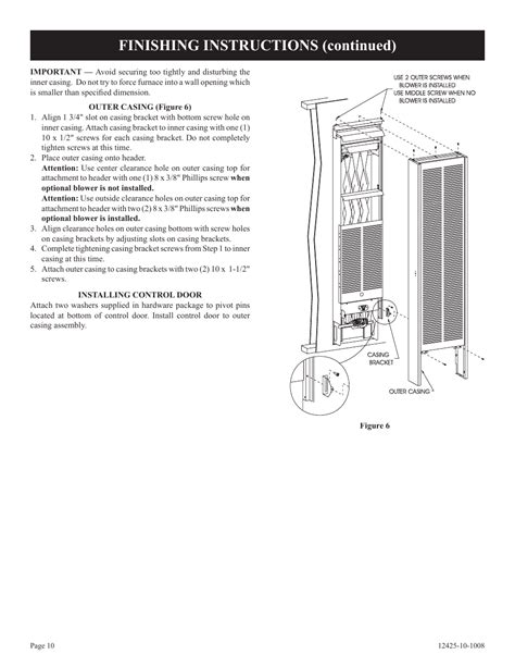 Finishing Instructions Continued Empire Products GWT 35 2 SG User