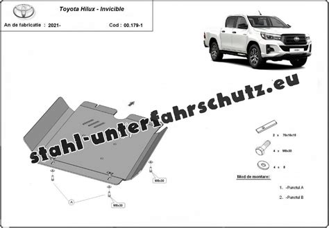 Aluminium Getriebe Schutz F R Toyota Hilux Invincible