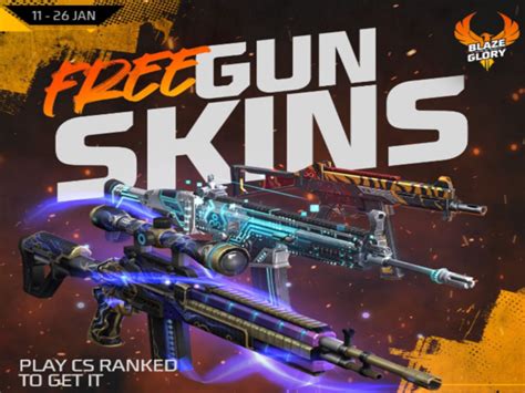 Free Fire Max How To Get Free Gun Skins