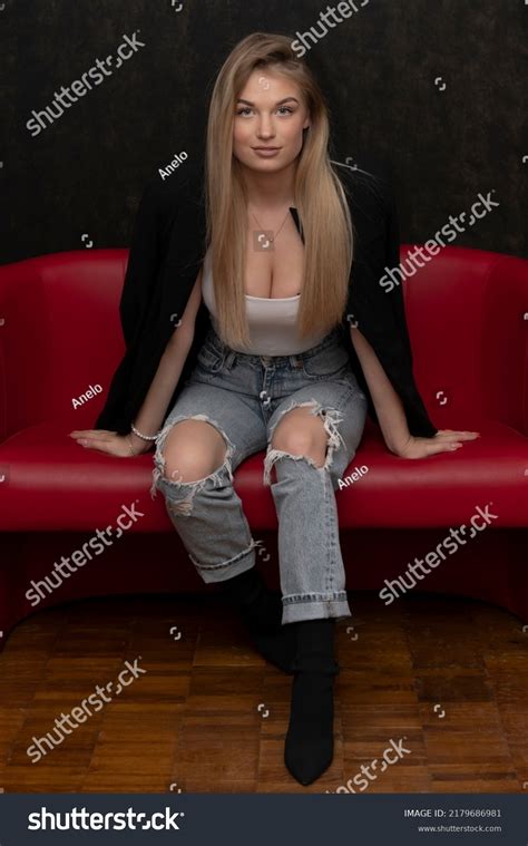 Beautiful Sexy Blonde Years Old Stock Photo Shutterstock