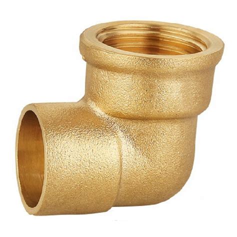 En Factory Sale Mm Brass Female Thread Copper Elbow Pipe