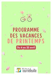 Programme Des Vacances De Printemps 2024 Ville De Tournefeuille