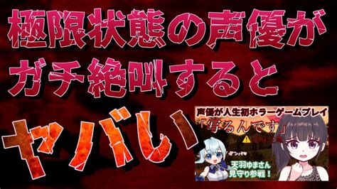 【⚠️閲覧注意⚠️音量注意】声優が人生初ホラーゲーム実況したらリスナーの鼓膜を破壊しまくった件【切り抜き】 声優 写るんです ホラー