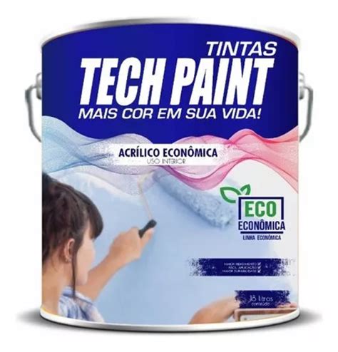 Tinta Acr Lica Econ Mica Antimofo Lts Escolha A Sua Cor