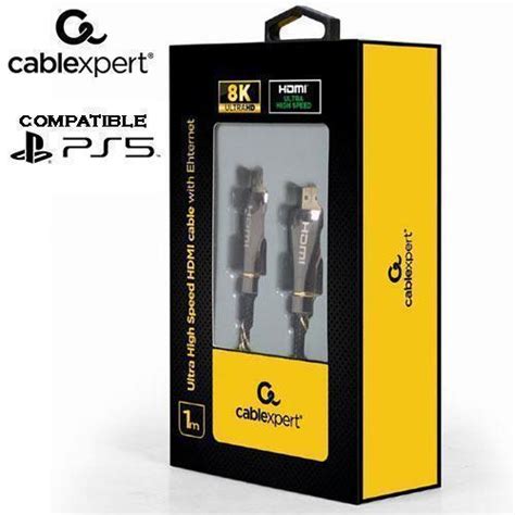 Cablexpert Ultra High Speed Hdmi Cable With Ethernet 8k Premium Series 1 M Market 1