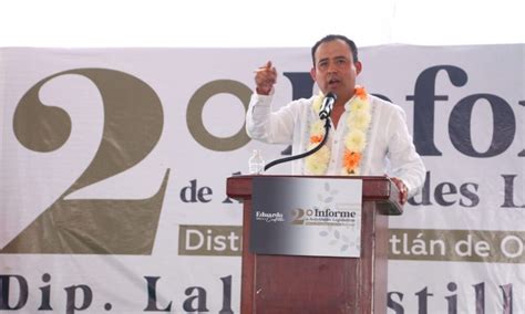 Reafirma Eduardo Castillo Su Compromiso De Legislar Y Gestionar