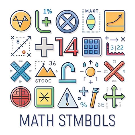 Mathematical Symbol Set Pictures Freepik