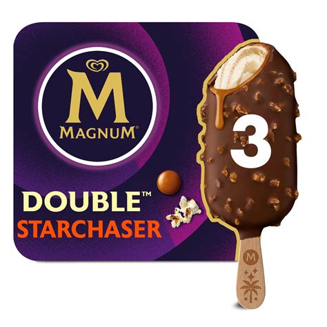 Magnum Ice Cream Sticks Double Starchaser 3 X 85 Ml Ice Cream Cones