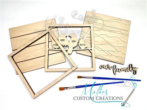 Diy Wooden Paint Kits Mollies Custom Creations