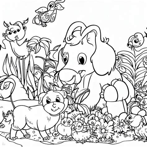 Bichinhos De Jardim Para Colorir