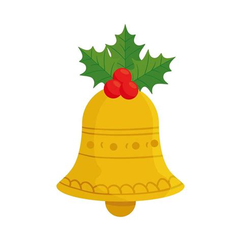 Happy Merry Christmas Bell Decoration Vector Art At Vecteezy