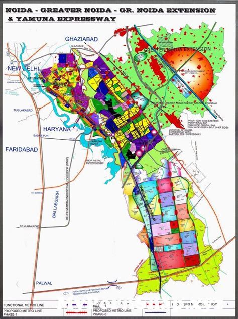 Common Master Plan From Yamuna Expressway Master Plan Layout Plan