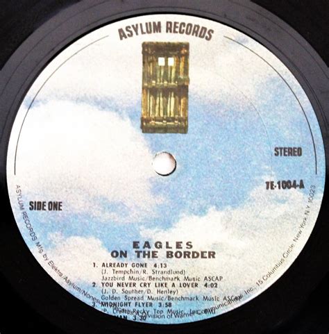 1974 Eagles On The Border Vinyl Lp Asylum Records Rock Pop Etsy