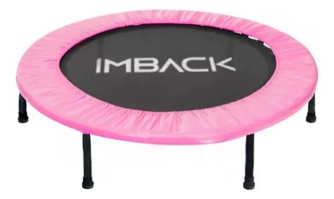 Mini Trampolin Plegable Cama Elastica Fitness Gym 102 Cm Color Rosa