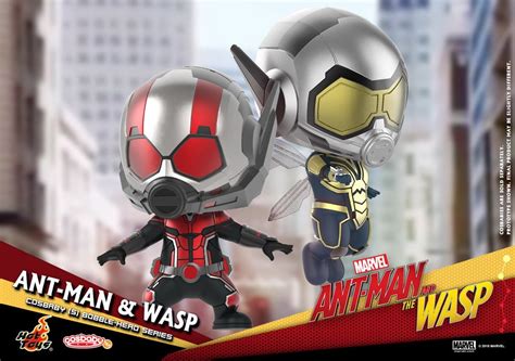Marvel Ant Man And The Wasp Hot Toys Cosbaby Series Figures