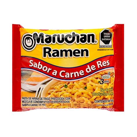 Sopa Instantánea Maruchan Ramen Sabor Carne De Res 85 G Walmart