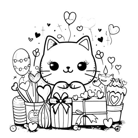 printable hello kitty coloring pages 3